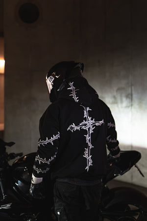 Reflective Cross Hoodie - RISEN